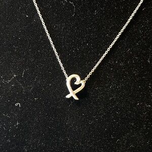 291. Tiffany & Co. Loving Heart Necklace (small) with COA